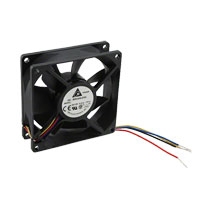 Delta Electronics - AFB0812SH-TP12 - FAN AXIAL 80X25.4MM 12VDC WIRE