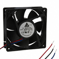 Delta Electronics - AFB1212HE-F00 - FAN AXIAL 120X38MM 12VDC WIRE