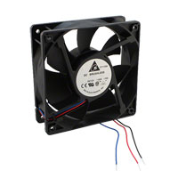 Delta Electronics - AFB1212SHE-F00 - FAN AXIAL 120X38MM 12VDC WIRE
