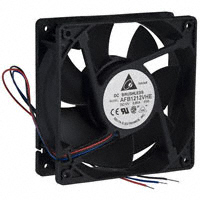 Delta Electronics - AFB1212VHE-F00 - FAN AXIAL 120X38MM 12VDC WIRE