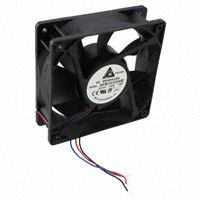 Delta Electronics - AFB1212VHE-T50F - FAN AXIAL 120X38MM 12VDC WIRE