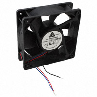 Delta Electronics - AFB1224SHE-T50F - FAN AXIAL 120X38MM 24VDC WIRE