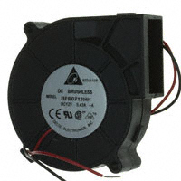 Delta Electronics - BFB0712HH-A - FAN BLOWER 75.7X25MM 12VDC WIRE