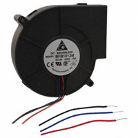 Delta Electronics - BFB1012M-F00 - FAN BLOWER 97.2X33MM 12VDC WIRE