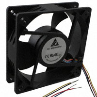 Delta Electronics - EFB1324SHE-EP - FAN AXIAL 127X38MM 24VDC WIRE