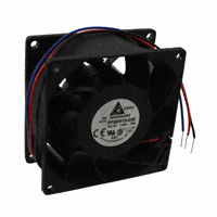 Delta Electronics - FFB0812UHE-F00 - FAN AXIAL 80X38MM 12VDC WIRE