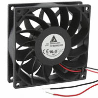Delta Electronics - FFB0912HH - FAN AXIAL 92X25.4MM 12VDC WIRE