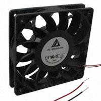 Delta Electronics - FFB1224EH-TZUK - FAN AXIAL 120X25.4MM 24VDC WIRE