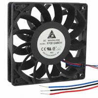 Delta Electronics - FFB1248EH-F00 - FAN AXIAL 120X25.4MM 48VDC WIRE