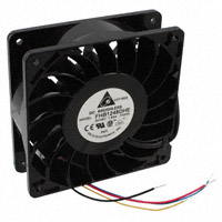 Delta Electronics - FHB1248DHE-TXKW - FAN AXIAL 120X38MM 48VDC WIRE