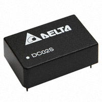 Delta Electronics - DC02D1212A - DCDC CONVERTER +/-12VOUT 2W