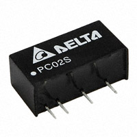 Delta Electronics - PC02D2412A - DCDC CONVERTER +/-12VOUT 1W