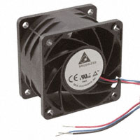 Delta Electronics - PFR0612DHE-F00 - FAN AXIAL 60X38MM 12VDC WIRE