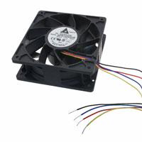 Delta Electronics - QFR1224GHE-SP01 - FAN AXIAL 120X38MM 24VDC WIRE