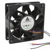 Delta Electronics - QFR1248GHE-SP01 - FAN AXIAL 120X38MM 48VDC WIRE