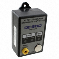 Desco - 98130 - TESTER AC OUTLET & WRIST STRAP