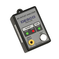 Desco - 98132 - TSTR AC OTLT-WRST STRP 120VAC