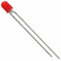 Dialight - 5219427F - LED RED DIFFUSED 3MM ROUND T/H