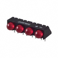 Dialight - 5500407004F - LED 5MM QUAD RED PC MNT