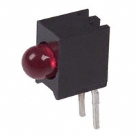 Dialight - 5510509F - LED 3MM 5V RT ANG RED PC MNT