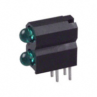 Dialight - 5532222300 - LED 2HI 3MM CLEAR GREEN PC MNT