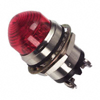 Dialight - 5563503304 - LED PNL MT 1" 12V WT DOME RED