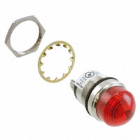 Dialight - 5563504324F - LED 1" DOME RED PMI 24V C1D2