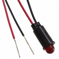 Dialight - 5590102027F - LED PMI SNAP-IN RED PVC FREE