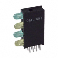Dialight - 5680202323 - LED 4HI 3MM GRN/YEL/GRN/YEL PCMT