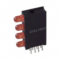 Dialight - 5680107777F - LED 4HI 3MM HI EFF ORANGE PC MNT