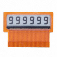 E Ink Corporation - SCB721001 - DISPLAY 6 DIGIT NUMERIC