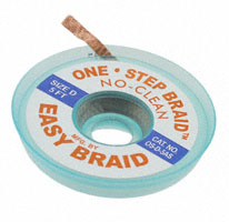 Easy Braid Co. - OS-D-5AS - BRAID NO-CLEAN BLUE .100"X5'