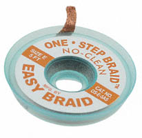 Easy Braid Co. - OS-E-5AS - BRAID NO-CLEAN BROWN .125"X5'