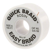 Easy Braid Co. - Q-A-100 - BRAID ROSIN SILVER .025"X100'