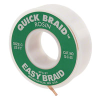 Easy Braid Co. - Q-C-25 - BRAID ROSIN GREEN .075"X25'