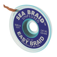 Easy Braid Co. - S-D-5AS - BRAID UNFLUXED BLUE .100"X5'