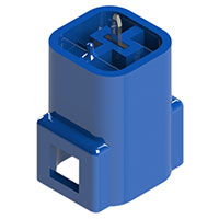 EDAC Inc. - 572-001-420-301 - BOARD MTG 1 PIN PLUG (BLUE)