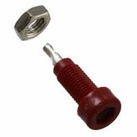 Cinch Connectivity Solutions Johnson - 105-0802-001 - CONN JACK STANDARD INSULATED RED