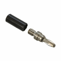 Cinch Connectivity Solutions Johnson - 108-1003-001 - CONN PLUG INSULATED SOLDER BLACK