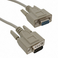 Cinch Connectivity Solutions AIM-Cambridge - 30-9506-99 - CABLE DB9 FEMALE/MALE 6'