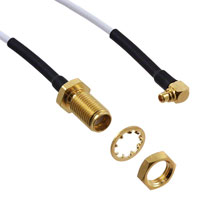 Cinch Connectivity Solutions Johnson - 415-0072-012 - CABLE MMCX RA-SMA JACK RG178 12"