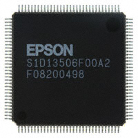 Epson Electronics America Inc-Semiconductor Div - S1D13506F00A200 - IC GRAPHIC LCD CTRLR 128LQFP