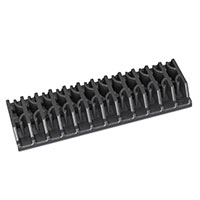 Essentra Components - OFSH2-24-2 - FIBER SPLICE HOLD WO/ADH PAD BLK