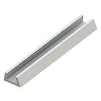 Essentra Components - PGS-2.5B - GROMM EDGE SOLID PE BLK 1=100'