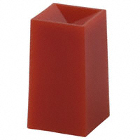 E-Switch - 1DRED - CAP PUSHBUTTON SQUARE RED