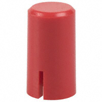 E-Switch - 1RRED - CAP PUSHBUTTON ROUND RED
