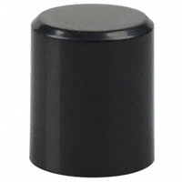 E-Switch - TAGBLK - CAP PUSHBUTTON ROUND BLACK