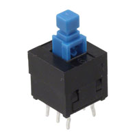 E-Switch - TL2201OAZB1CRED - SWITCH PUSH DPDT 0.1A 30V