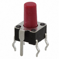 E-Switch - TLE1105BF250Q - SWITCH TACTILE SPST-NO 0.05A 12V