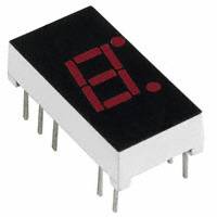 Fairchild/ON Semiconductor - MAN74A - LED 7-SEG SGL CC RED RHDP .3"